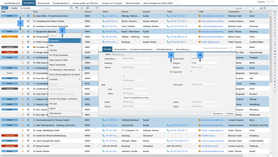 Massenbearbeitung von Datensätzen